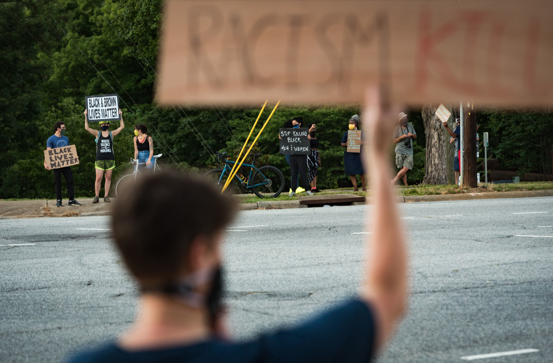 No Punching Bag Ride Against Racism